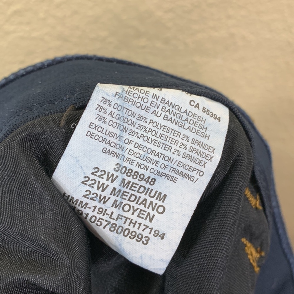 Lee Plus Denim Jeans Pants Blue Straight Leg Mid Rise Flex Motion 22W Me… - Picture 12 of 14